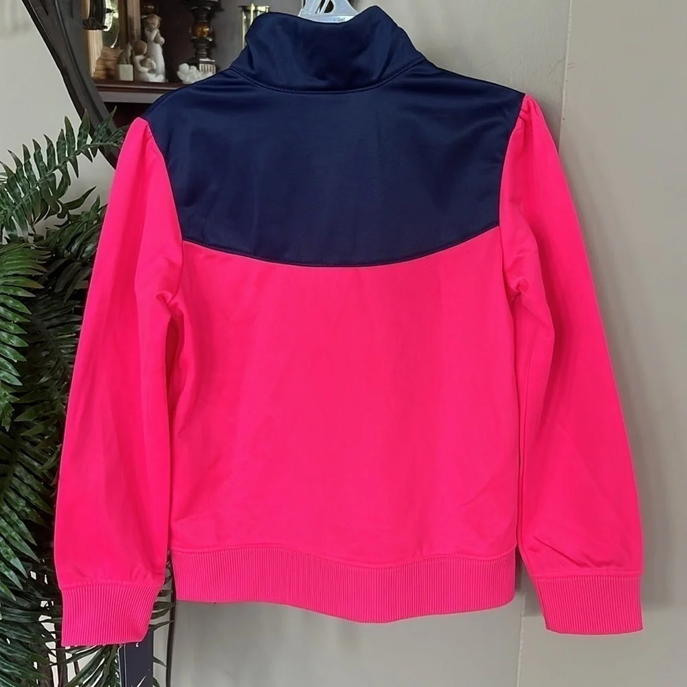 Brand New Nike Tracksuit Zip Up Jacket Track Pants Navy Blue Hot Pink Sporty - Picture 7 of 15